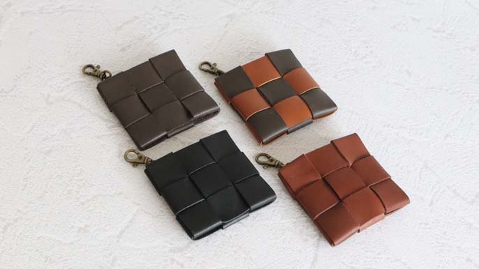 ベカシャネル　編み込みバッグ　ヌメ革 4800_3.jpg