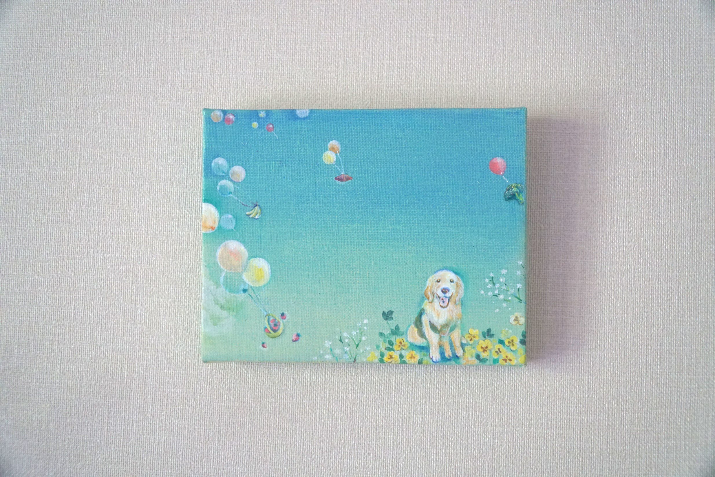 優しいオーダーメイド油彩画＊大切な家族とペットの絵画｜Creema SPRINGS